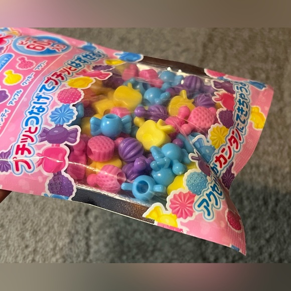 DIY Click-Together No String Beads Plastic Kawaii Make Bracelets Necklaces Japan - Picture 6 of 8